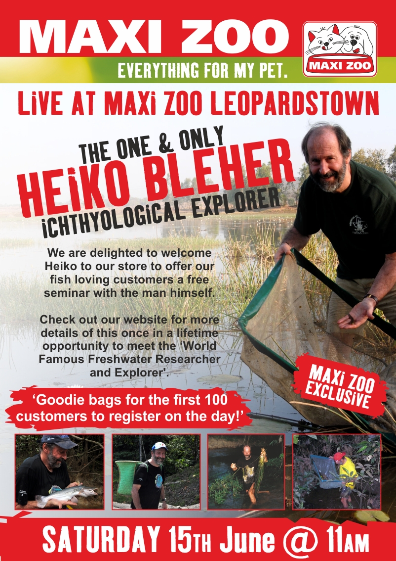 Heiko Bleher at Maxi Zoo poster