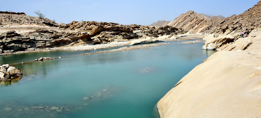 Habitat of Iranocichla hormuzensis, near Hadji-Abad, Iran